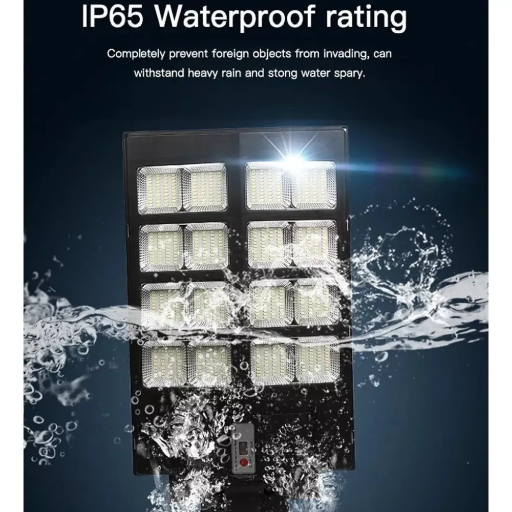Foco Solar LED Exterior 1000W Alta Potencia + Control Remoto (Envío Gratis)